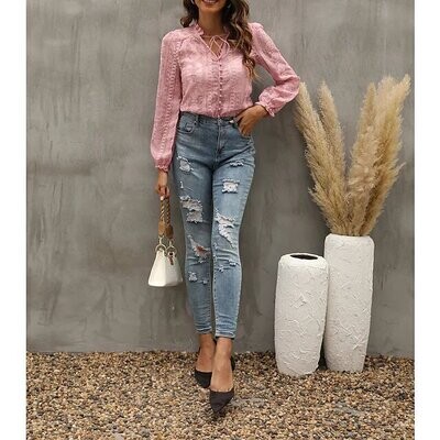 Women's Blouse Plain Daily Weekend