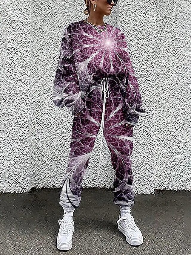 Women's Active Streetwear Graphic 3D