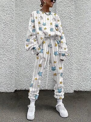 Women's Active Streetwear Cat Sports