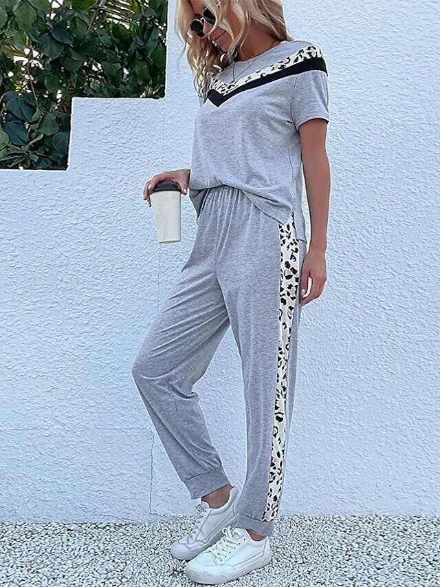 Women's Streetwear Leopard Daily Wear