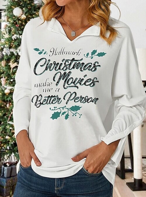 Women's Sweatshirt Pullover, Color: White