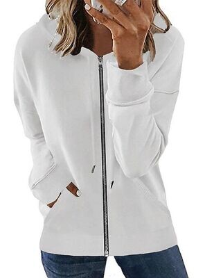 Women's Zip Hoodie Sweatshirt