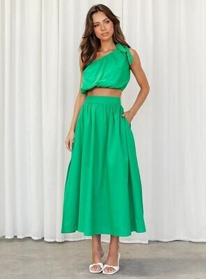 Women's Crop Top Skirt Sets Sexy