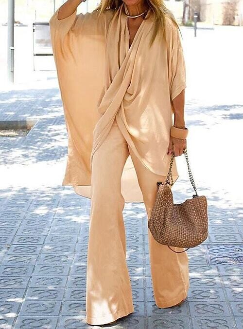 Women's Suits Daily Spring Summer Long, Color: Yellow