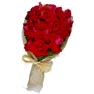 Bouquet Espalmado de Rosas Colombianas