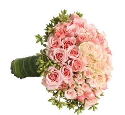 Bouquet de noiva de mini rosas