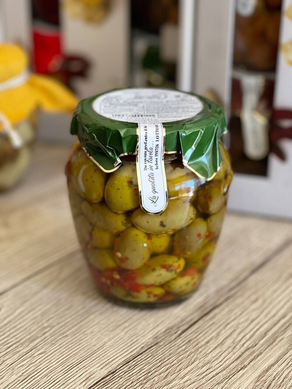 OLIVE SCHIACCIATE PICCANTI