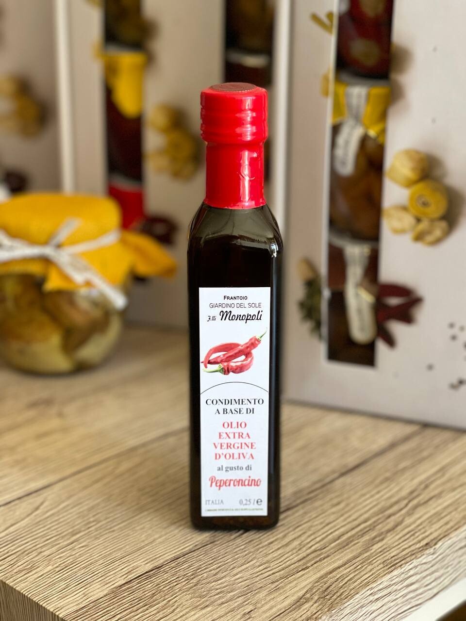 OLIO EXTRA VERGINE DI OLIVA PICCANTE