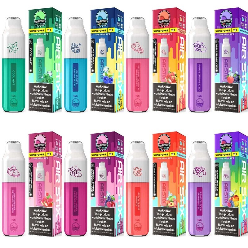 ​Air Stix 3000 8ml Disposable Vape - Air Factory