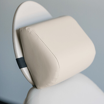 Low-Profile Dental Headrest Low-Profile Dental Headrest