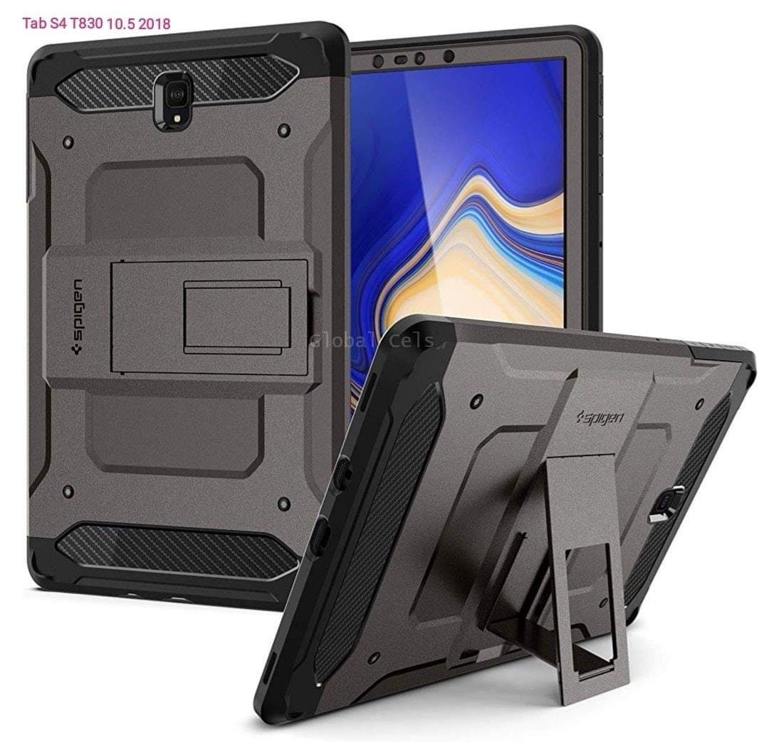 Case Galaxy Tab S4 T830 Spigen c/ Vidrio Templado Carcasa 4 Partes