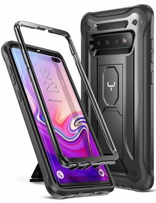 Case Samsung Galaxy S10 Plus 6,4 2019 (sin Mica) c/Parador Funda 360 Negro Total