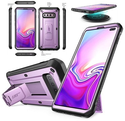 Case Protector Galaxy S10 Plus SX+ de 6.4 Armadura Morado Negro Funda 360° Case Protector Galaxy S10 Plus SX+ de 6.4 Armadura Morado Negro Funda 360°