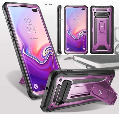 Case Samsung Galaxy S10 Plus 6,4 2019 c/Parador Funda 360 Morado Negro Case Samsung Galaxy S10 Plus 6,4 2019 c/Parador Funda 360 Morado Negro