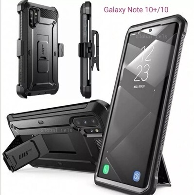 Case Galaxy Note 10 Plus / Note 10 Super Protector c/ Gancho c/ Parador Funda 360° Case Galaxy Note 10 Plus / Note 10 Super Protector c/ Gancho c/ Parador Funda 360°