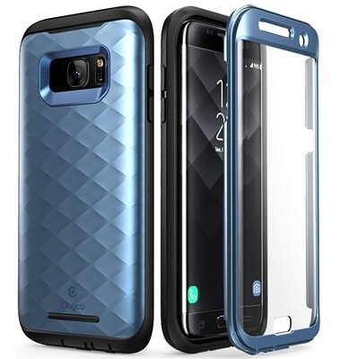 Case Galaxy S7 Edge Clayco USA Azul Frost de 3 partes Case Galaxy S7 Edge Clayco USA Azul Frost de 3 partes