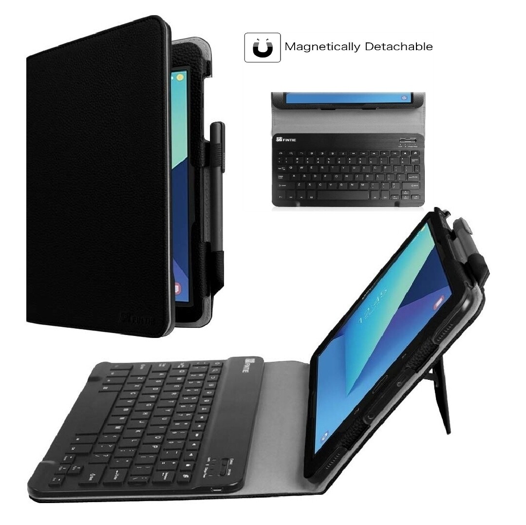 Case c/ Teclado Bt Galaxy Tab S3 de 9,7 " T820  c/ Porta Lápiz Fintie USA - Negro