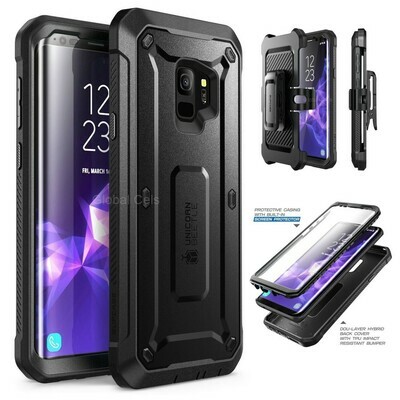 Case Galaxy S9 Normal Protector USA Extremo 360 c/ Mica c/ Gancho Case Galaxy S9 Normal Protector USA Extremo 360 c/ Mica c/ Gancho