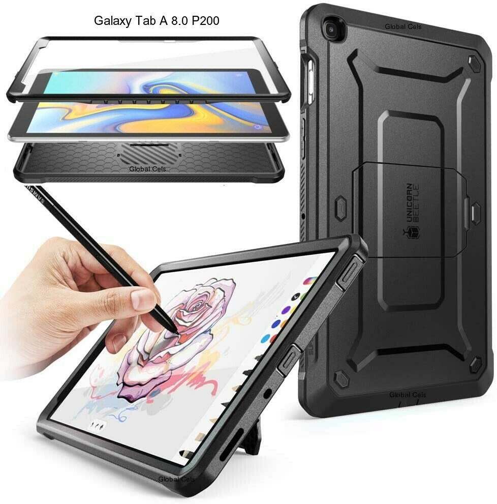 Case Super Protector Galaxy Galaxy Tab A 8.0 con S Pen 2019 SM-P200 / P205