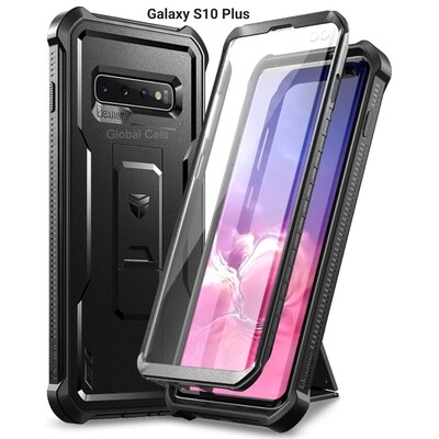 Case Samsung Galaxy S10 Plus S10+ Funda 360 c/ Mica de Grado militar a prueba de golpes Case Samsung Galaxy S10 Plus S10+ Funda 360 c/ Mica de Grado militar a prueba de golpes