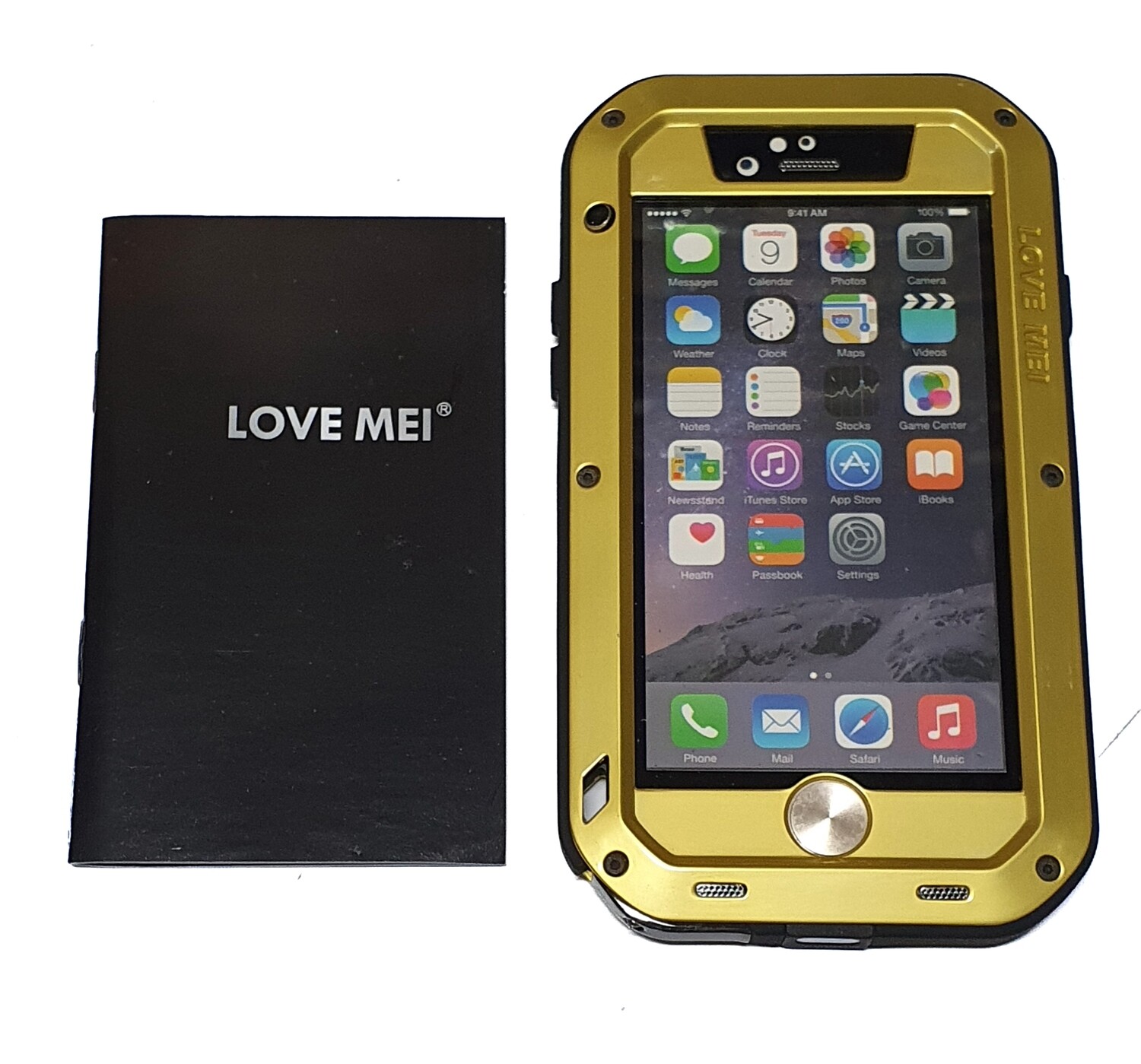 Love Mei Case iPhone 6 6S de 4.7 pulgadas Protector Extremo Funda Aluminio