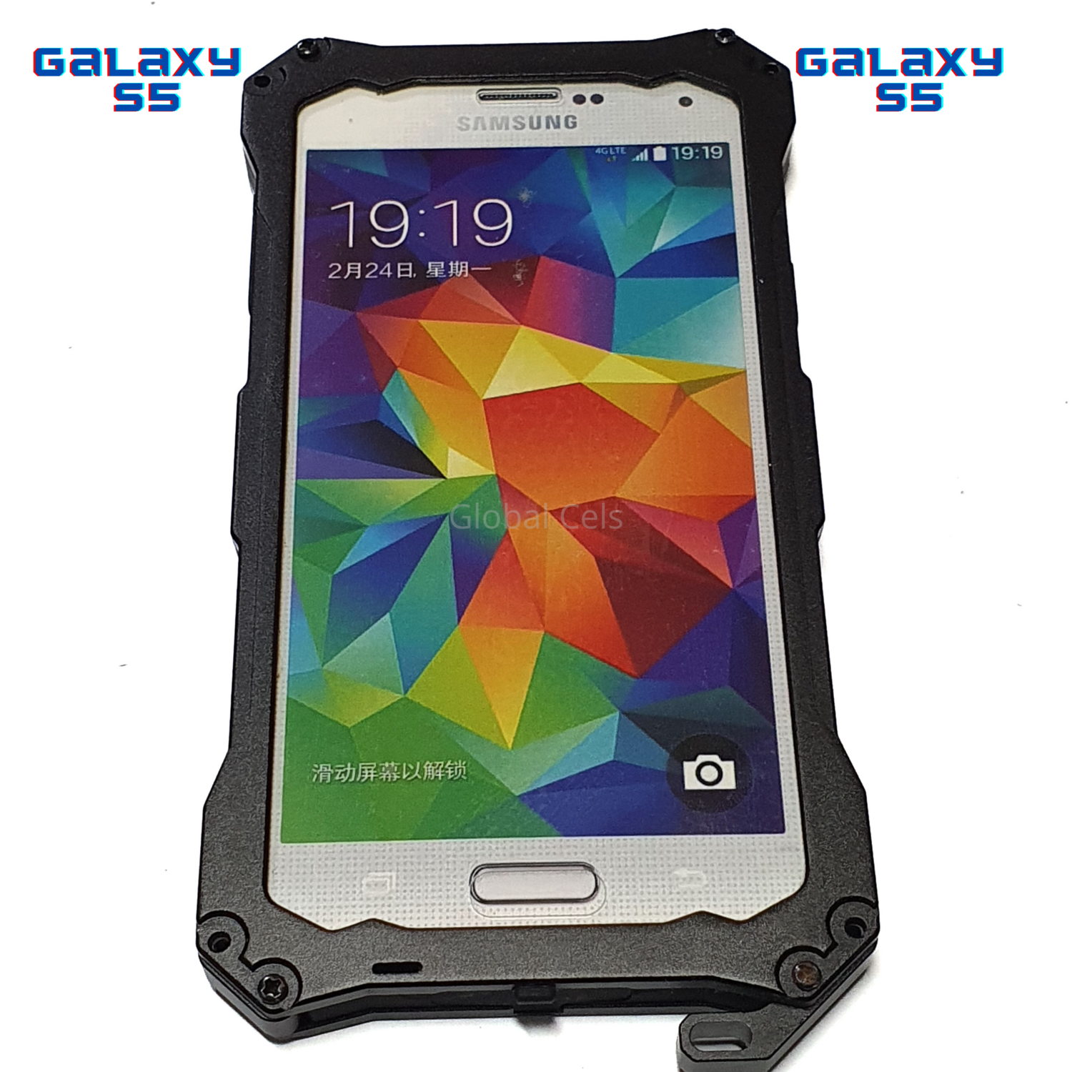 Case Samsung GALAXY S5 Protector de Aluminio más Vidrio Templado S.Ceng