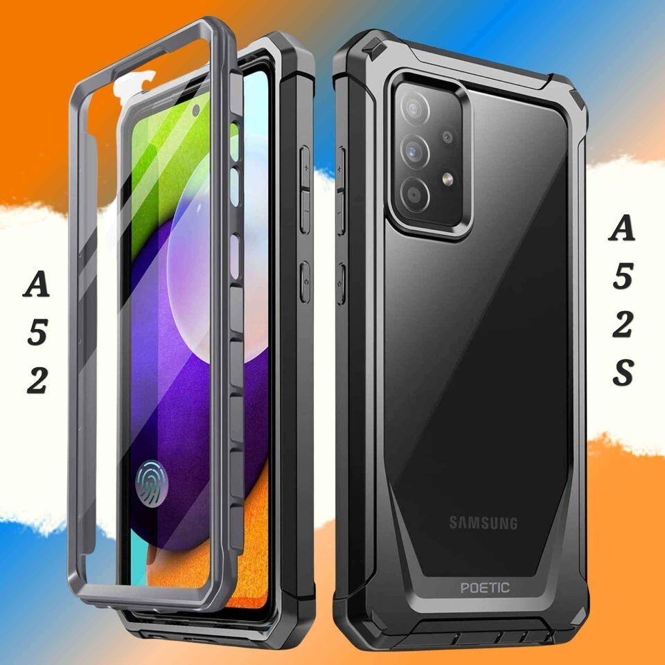 Case Galaxy A52 A52s Carcasa 360 de 3 Partes c/ doble marco uno c/ y otro s/ Mica