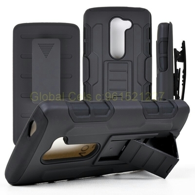 Case Holster Gorila LG LEON C50 estuche de policarbonato con gancho y soporte Case Holster Gorila LG LEON C50 estuche de policarbonato con gancho y soporte