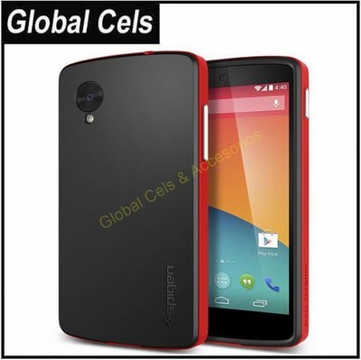 Carcasa SPIGEN LG Google Nexus 5 N5 E980 D820 D821 en Rojo SPG Calidad Reconocida