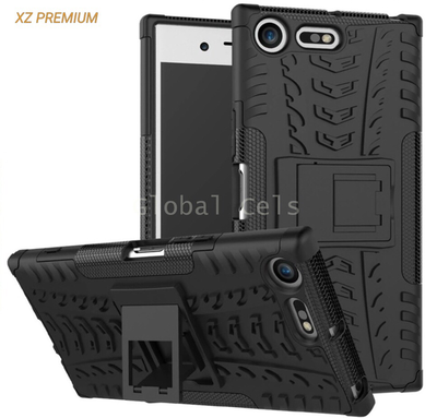 Case Sony Xperia XZ Premium con Soporte de inclinación Negros
