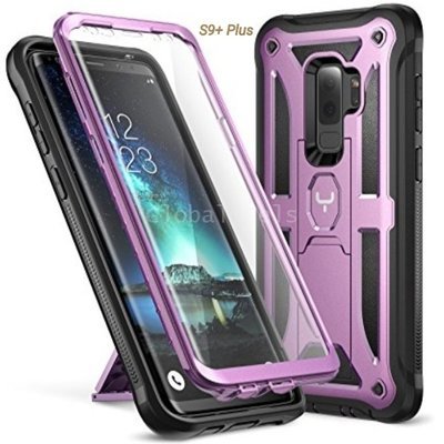 Case Galaxy S9 Plus S9+ Protector 360 Parante Vert Horz Púrpura Negro Case Galaxy S9 Plus S9+ Protector 360 Parante Vert Horz Púrpura Negro