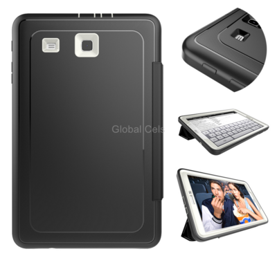Case Galaxy Tab E 9.6 T560 de 4 partes Protector 360 + Tapa + Soporte Case Galaxy Tab E 9.6 T560 de 4 partes Protector 360 + Tapa + Soporte