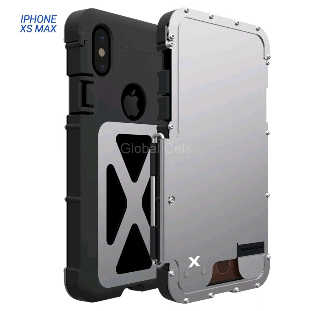 Case Iphone XS Max Metal Armadura c/ Tapa Acerado