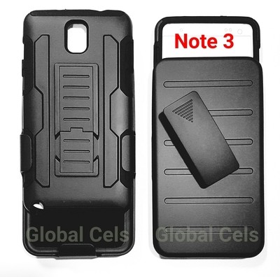 Case Galaxy Note 3 Samsung Holster Armor con gancho para correa