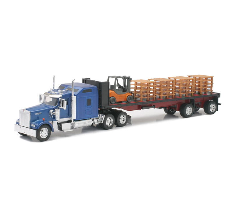Kenworth W900 con Monta carga