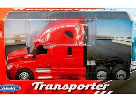 Freightliner Cascadia Cab Rojo