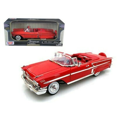 1958 Chevy Impala Convertible Rojo