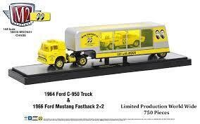 1964 FORD C-950 Truck &amp; &#39;66 Mustang Fastbach 2+2 Chase