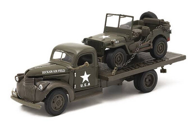 1941 Chevrolet con 1941 Jeep Willy’s