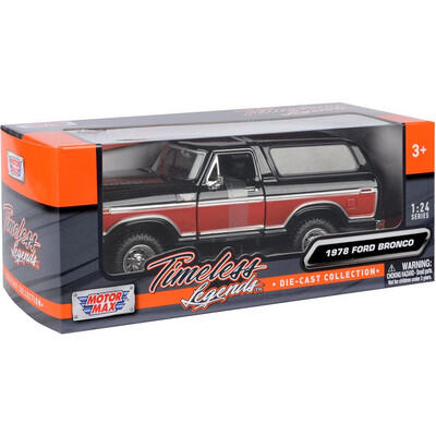 1978 Ford Bronco Rojo/ Negro
