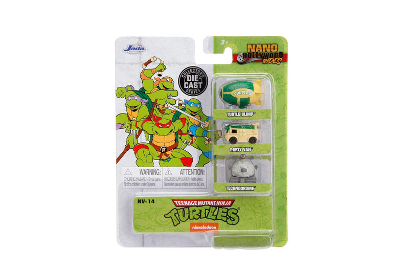 Set 3pzs Nano Tortugas Ninja