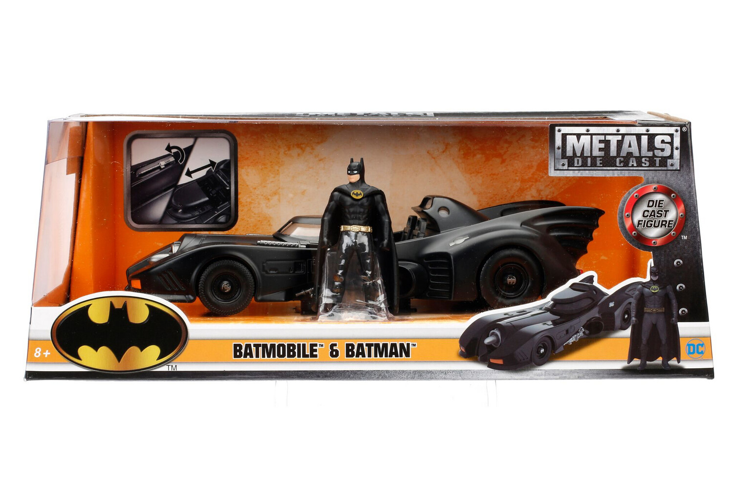 1989 Batimovil Tim Burton c/ Batman Michael Keaton