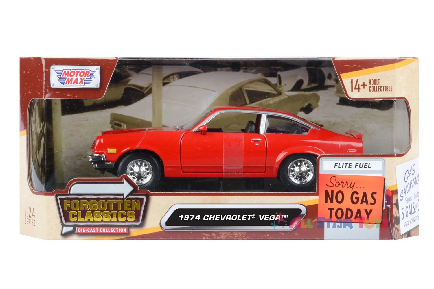 1974 Chevy vega Rojo