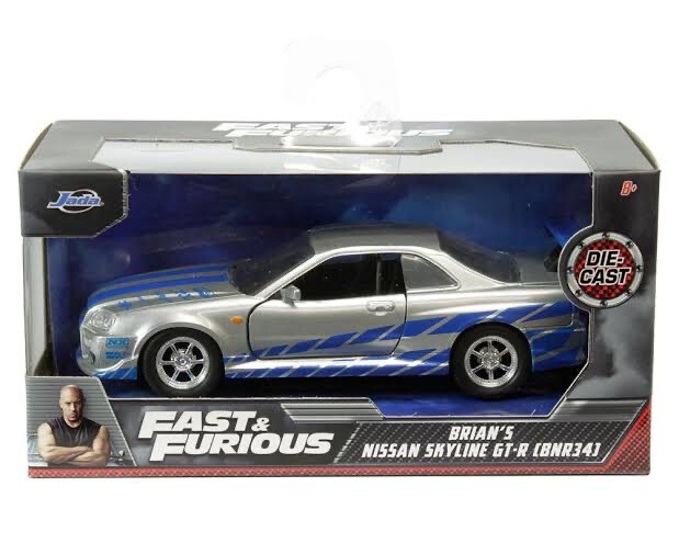 1/32 2002 Brian's Nissan Skyline R34 F&F 2 1/32 2002 Brian's Nissan Skyline R34 F&F 2