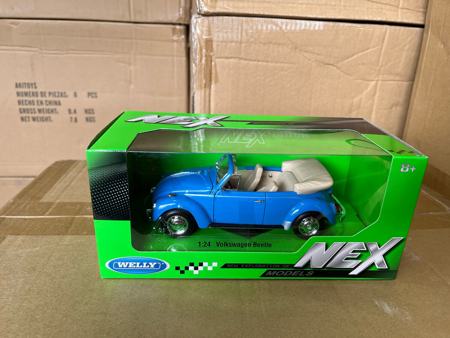 1971 Volkswagen Beetle Convertible Azul 1971 Volkswagen Beetle Convertible Azul