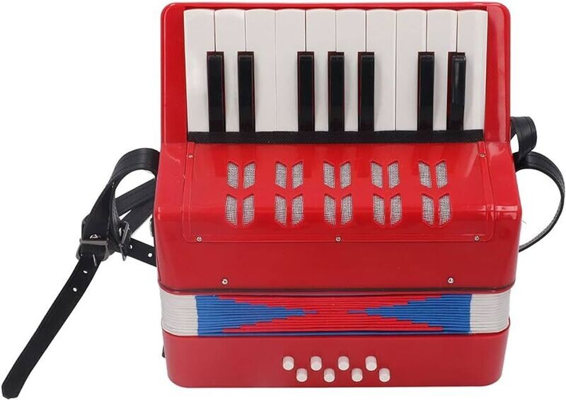 ACORDEON 17 Teclas Rojo ACORDEON 17 Teclas Rojo