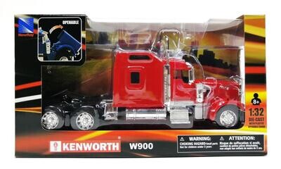 Kenworth W900 Cabina Rojo