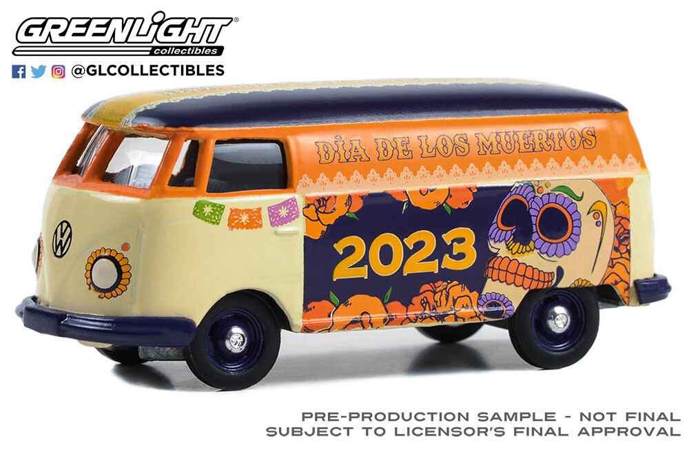 Vw Type 2 Panel Van Dia de los Muertos 2023
