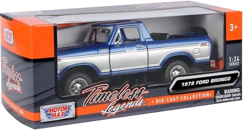 1978 Ford Bronco Azul/ Plata 1978 Ford Bronco Azul/ Plata