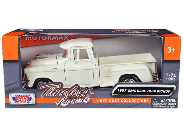 1957 GMC Blue Chip Pickup Blanco